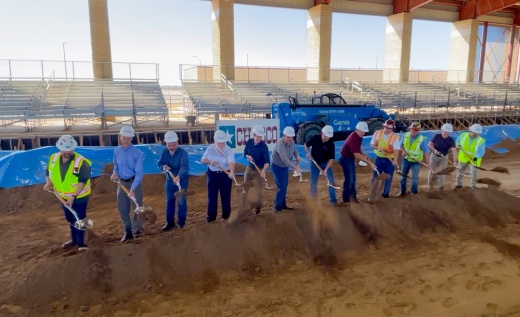 A series of improvements at the Williamson County Expo Center that broke ground in February will be celebrated with a ribbon cutting ceremony on Aug. 3 at 9:30 a.m. (Courtesy Williamson County)