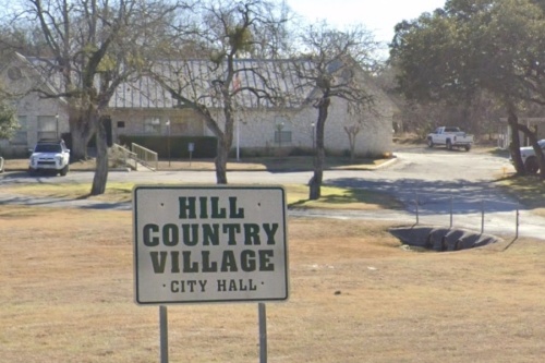 The city of Hill Country Village will hold its first town hall Aug. 2 to get public input on a potential City Hall bond election. (Courtesy Google Streets)