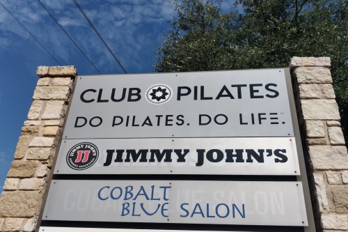 The new location of Club Pilates is across the street from the Shops at Arbor Trails on West William Cannon Drive. (Zach Keel/Community Impact Newspaper)