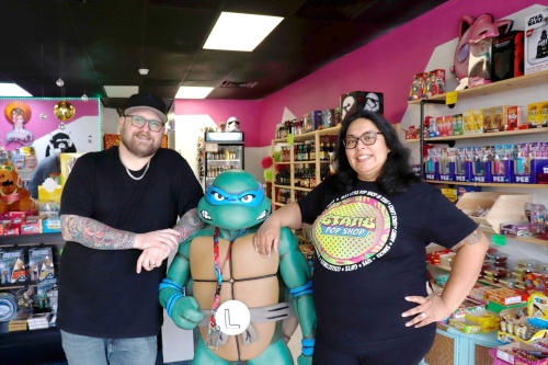 James and Karen Slaton launched Stan’s Pop Shop online then later opened a store. (Ilana Williams/Community Impact Newspaper)