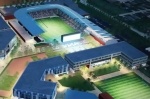 This rendering shows one possible concept for a soccer stadium in Fort Worth. (Rendering courtesy city of Fort Worth)