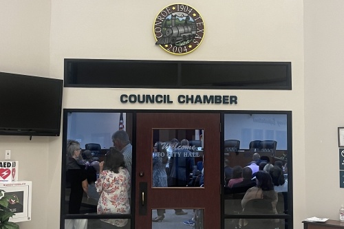 Conroe City Council is slated to vote during a closed executive session Aug. 11 on two items relating to terminating contracts with City Administrator Paul Virgadamo Jr. and Chief Financial Officer Steve Williams. (Peyton MacKenzie/Community Impact Newspaper)