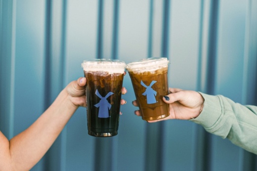 two cups of iced coffee