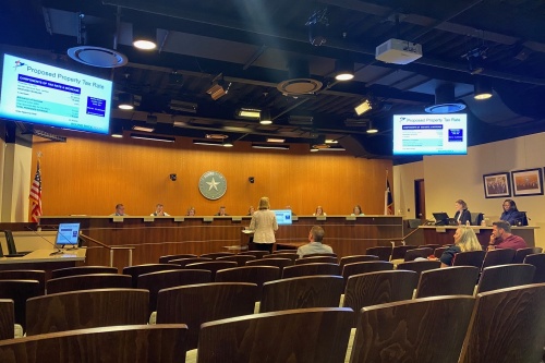 Round Rock officials approved a resolution setting the proposed tax rate for fiscal year 2022-23 as well as dates for a public hearing and official adoption of the tax rate at their Aug. 11 meeting. (Brooke Sjoberg/Community Impact Newspaper)