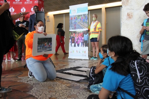 AISD's Aug. 6 back-to-school bash included a safety summit for students. (Sumaiya Malik/Community Impact Newspaper)