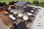 rendering of food truck park