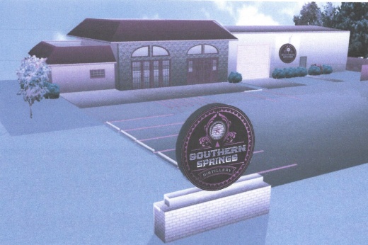 This rendering presented to Roanoke City Council shows what the distillery might look like. (Rendering courtesy city of Roanoke)