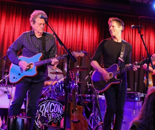 
Kevin Bacon and his brother, Michael, will perform together at Dosey Doe Big Barn on Sept. 10 as part of their 2022 tour. (Courtesy Bacon Brothers)