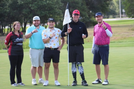 The annual golf tournament at Cowan Creek benefits local veterans. (Courtesy Combat Veterans Motorcycle Association)