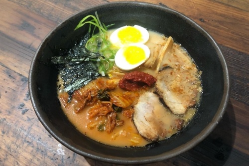 Kimchi Ramen noodles are one of the items that will be served at Hoshi Ramen in Keller. (Courtesy Taki Ramen)