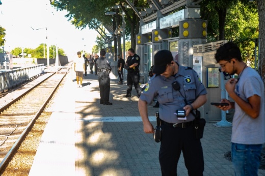 Dallas Area Rapid Transit's police department serves the city's transit system independently and subordinately from city law enforcement agencies. (Courtesy DART)