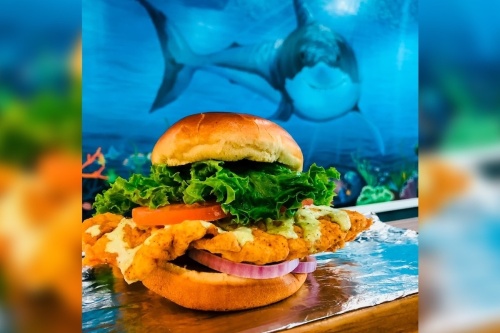 The first location of Sharks Burger in Leander is celebrating its five-year anniversary Aug. 22. (Courtesy Sharks Burger)