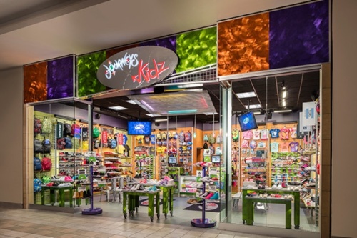 Store front for Journeys Shoes, accessories 