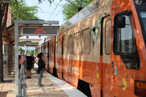 The Dallas Area Rapid Transit Board of Directors is expected to distribute $214 million in unallocated revenue funds to the 13 cities that use the public transportation system. (William C. Wadsack/Community Impact Newspaper)