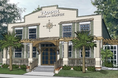 The new Commerce Street relocation is under renovations as of publication to add a patio and update the facade of the building, chef Christin Morse said. (Rendering courtesy Christin Morse)