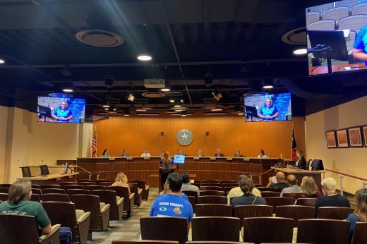 A new resource for community events may soon be available following a purchase of a large LED screen trailer authorized by Round Rock officials Aug. 25. (Brooke Sjoberg/Community Impact Newspaper)
