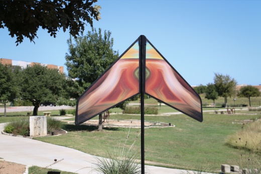 Cedar Park City Council approved the purchase of the "Wings" sculpture from the Cedar Park Community Sculpture Garden at its Aug. 25 meeting. (Courtesy city of Cedar Park)