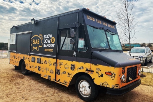 The Slab BBQ & Beer food truck located at The Fieldhouse at The Crossover in Leander closed at the end of July. (Courtesy Slab BBQ & Beer)