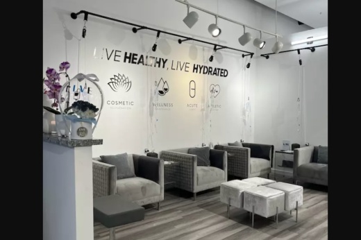 The IV therapy and wellness spa Live Hydration Spa Kirby opened Aug. 18 in the River Oaks district at 2800 Kirby Drive, Ste, A-100, Houston. (Courtesy Live Hydration Spa Kirby)
