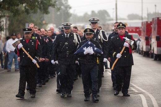 Members of the New Braunfels Fire Department and New Braunfels Police Department Honor Guard will march from the downtown Central Fire Station to the Main Plaza during the event. (Courtesy city of New Braunfels)