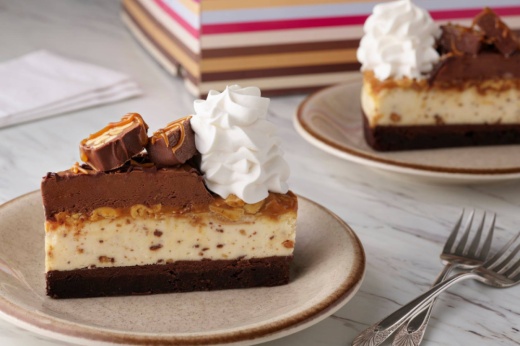 The Cheesecake Factory's dessert menu features 50 cheesecakes and specialities. (Courtesy The Cheesecake Factory)