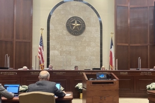Lewisville City Council held a public hearing on the proposed fiscal year 2022-23 budget during its Sept. 12 meeting. (Samantha Douty/ Community Impact Newspaper)
