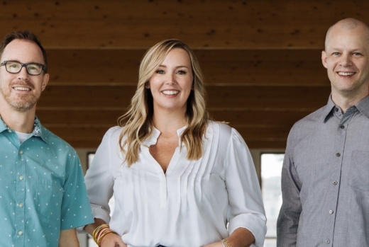 San Antonio marketing firm Texas Creative on Sept. 13 announced it has a new ownership/executive team (left to right): Chief Creative Officer Josh Norman, Chief Executive Officer Ashley Landers, and Chief Information Officer Art Williams. (Courtesy Texas Creative)