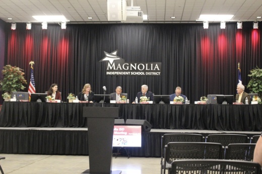 Magnolia ISD selected PBK Architects to provide architectural services for potential 2022 bond projects Sept. 12. (Peyton MacKenzie/Community Impact Newspaper)