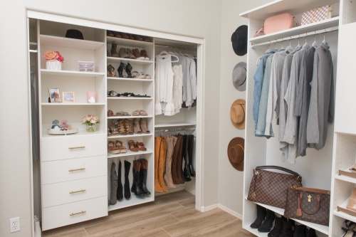 Classy Closets specializes in custom home organization and storage design.