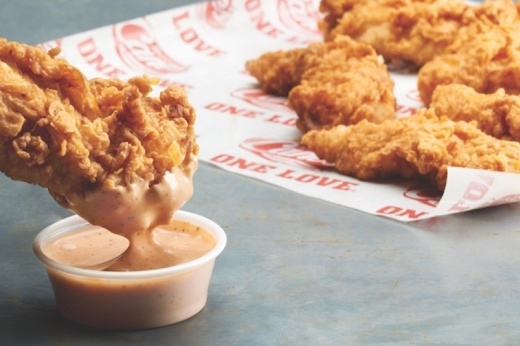 Raising Cane's offers a selection of chicken fingers and chicken sandwiches as well tailgate options that include as many as 100 chicken fingers. (Courtesy Raising Cane's Chicken Fingers)