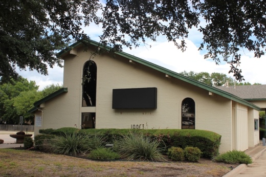 Serve Lewisville will be located at 1001 S. Edmonds Lane, an old Denton Area Teachers Credit Union building in need of renovations. (Destine Gibson/ Community Impact Newspaper)