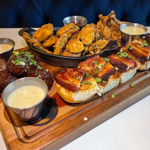 The Texas Experience brings together a number of Texas food items.