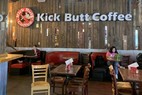 Photo of the interior of Kick Butt coffee
