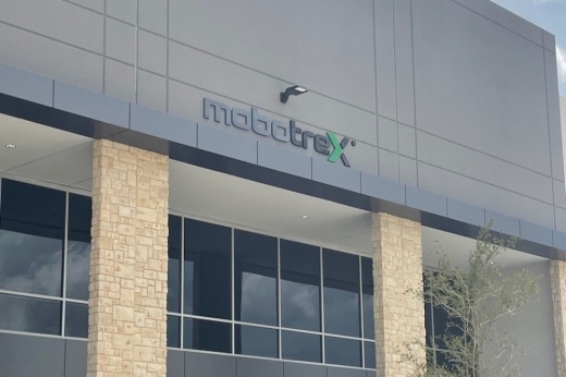 Photo of a MoboTrex sign at the new Pflugerville headquarters