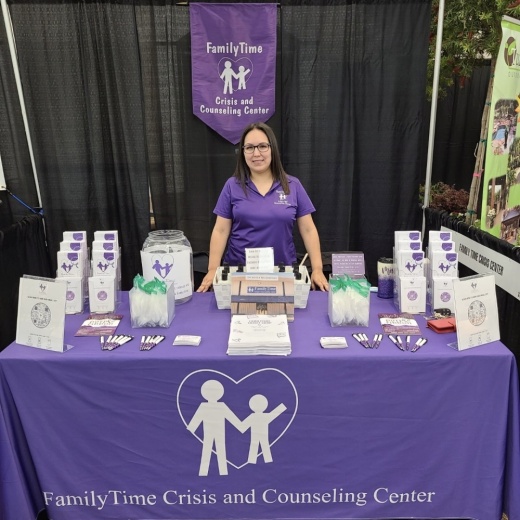 FamilyTime Crisis and Counseling Center promotes the services it offers throughout the community to help raise awareness of domestic abuse and violence. (Courtesy FamilyTime Crisis and Counseling Center)
