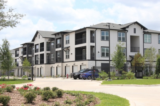 A new Valley Ranch apartment complex planned for New Caney will be located across from the Gregory Apartments, which are located at 22260 Valley Ranch Parkway, New Caney. (Emily Lincke/Community Impact Newspaper)