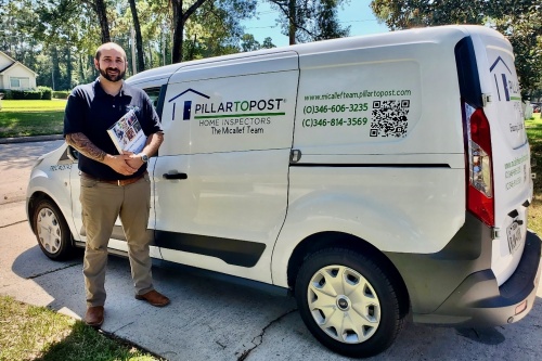 Jason Micallef and his wife, Christina (not pictured) recently relocated from Ontario to the Spring area and launched their franchise Pillar To Post Home Inspectors on Sept. 1. (Courtesy Pillar To Post Home Inspectors)