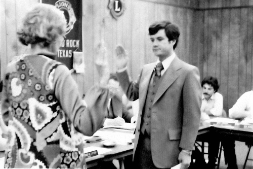 Round Rock City Attorney Stephan "Steve" Sheets was sworn in on Oct. 3, 1977. (Courtesy city of Round Rock)