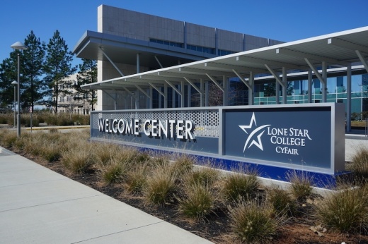 Lone Star College-CyFair, located off of Barker Cypress Road, is hosting numerous fine arts events this fall. (Mikah Boyd/Community Impact Newspaper)
