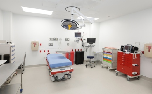 emergency bay in hospital
