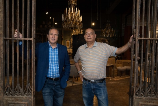 The venue is run by David Lewis (left) and Ernest Maese, a pair of art collectors who founded the enterprise in the mid-1980s. (Courtesy Michael Anthony)