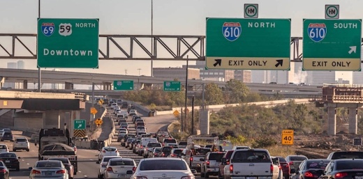 Closures are making way for construction at the Loop 610/I-69 interchange Sept. 30-Oct. 3. (Courtesy Texas Department of Transportation)