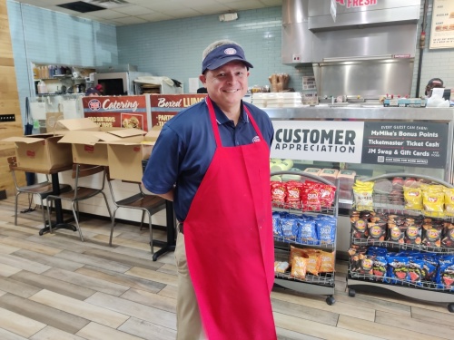 Manny Hernandez is the owner of several Jersey Mike's locations. (Zach Keel/Community Impact Newspaper)