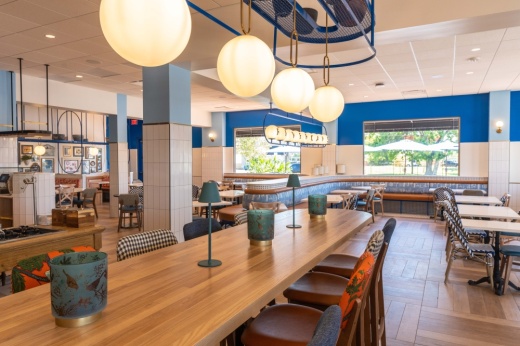 The interior of Café Express on West Gray Street in River Oaks has been fully revamped. (Courtesy Michael Anthony)