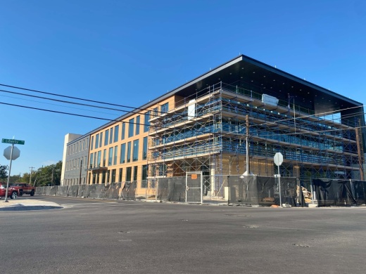 library under construction