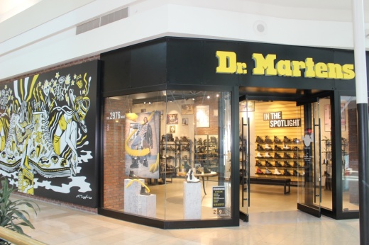 Dr. Martens opened its second Houston location in The Woodlands Mall in mid-September. (Andrew Christman/Community Impact)