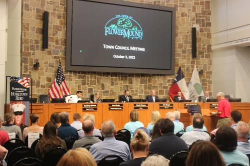 Flower Mound Town Council voted to approved the site plans for Flower Mound Ranch on Oct. 3. (Michael Crouchley/Community Impact)