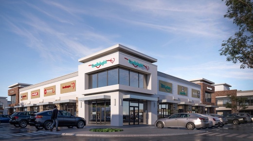 Construction began on the first phase of the Centro Plaza development in Leander in September. (Rendering courtesy Prime Developer)
