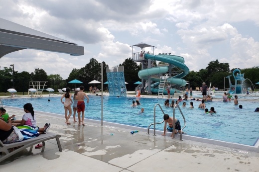 The Lake Highlands North Aquatic Center.