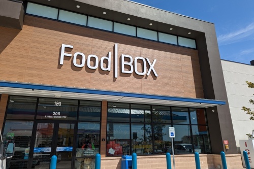 Photo of the outside of Food Box on Wells Branch Parkway